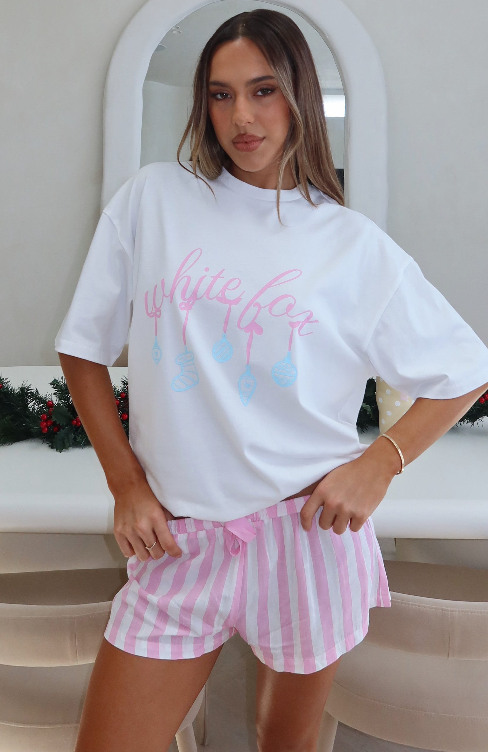 white-fox-silly-season-pyjama-oversized-tee-white-silly-season-pyjama-shorts-pink-white-stripe.30.9.25.01